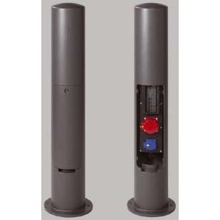 Leipziger Leuchten - Licht-/Energiesäule Elektroversorgungspoller 9.946.0993.301SC16 1xSchutzk. 230V/16A