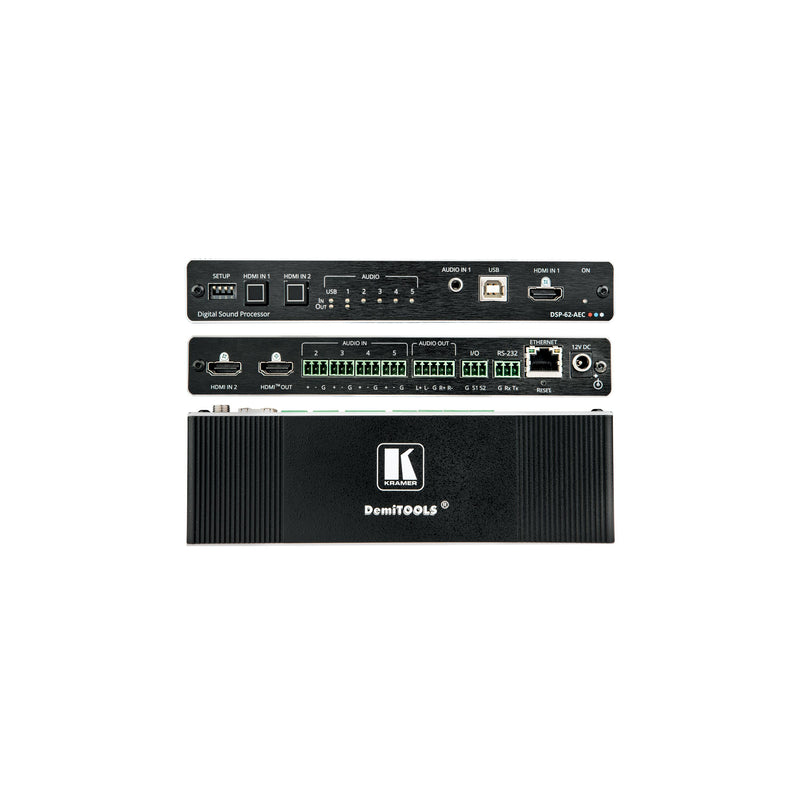 Kramer - Audio/Video-Funksystem Audio Matrix DSP-62-AEC 6x2 PoE