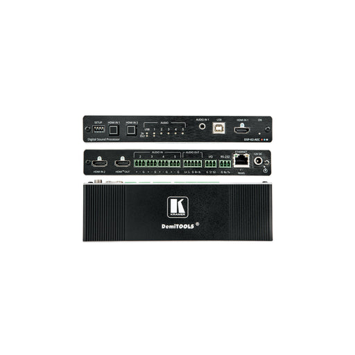 Kramer - Audio/Video-Funksystem Audio Matrix DSP-62-AEC 6x2 PoE