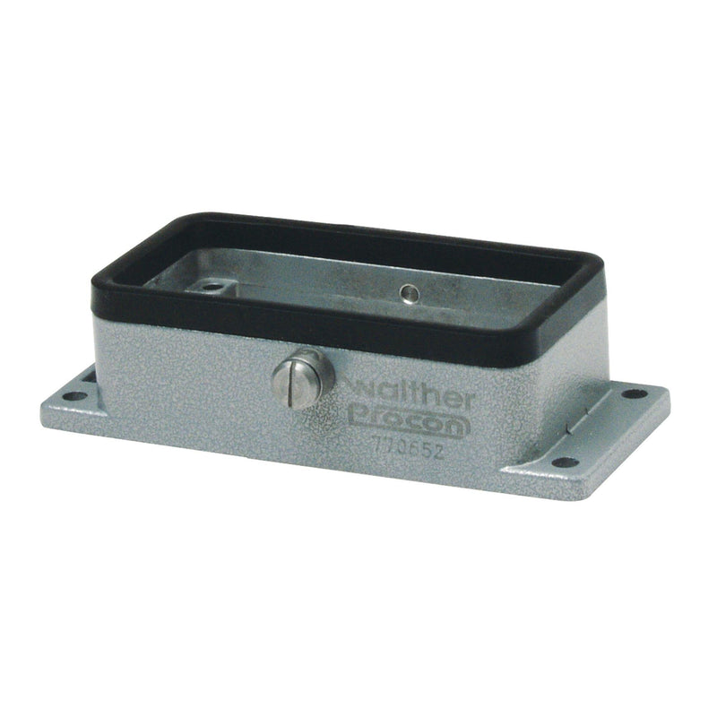 Walther Werke - Gehäuse für Rechtecksteckverbinder Anbaugehäuse B10 770652 27mm f.Zentralver
