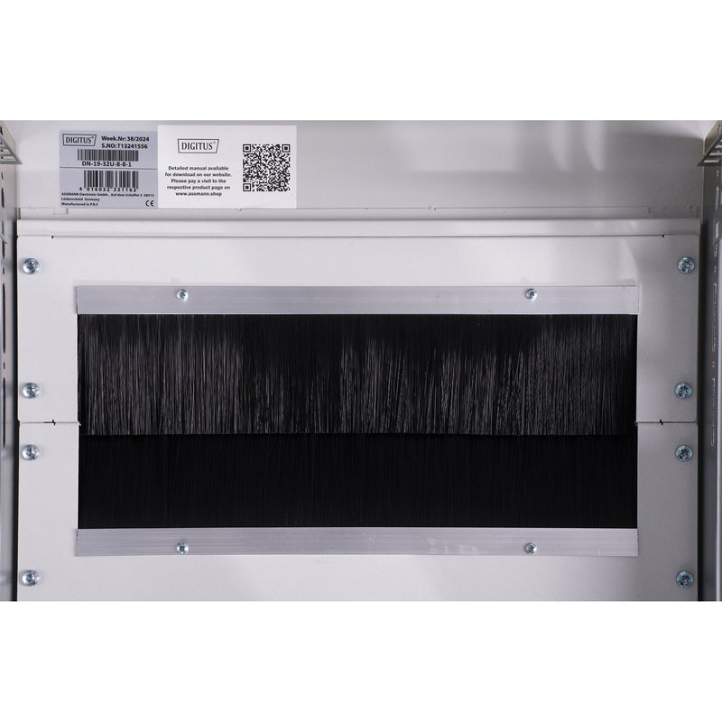 DIGITUS - Netzwerk-/Serverschrank Schrank 32HE 160,9x80x80cm DN-19 32U-8/8-1 RAL 7035 Glastür