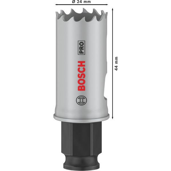 Bosch - Lochsäge PRO Multi Material PC Plus 2608594371 Lochsäge, 24 mm