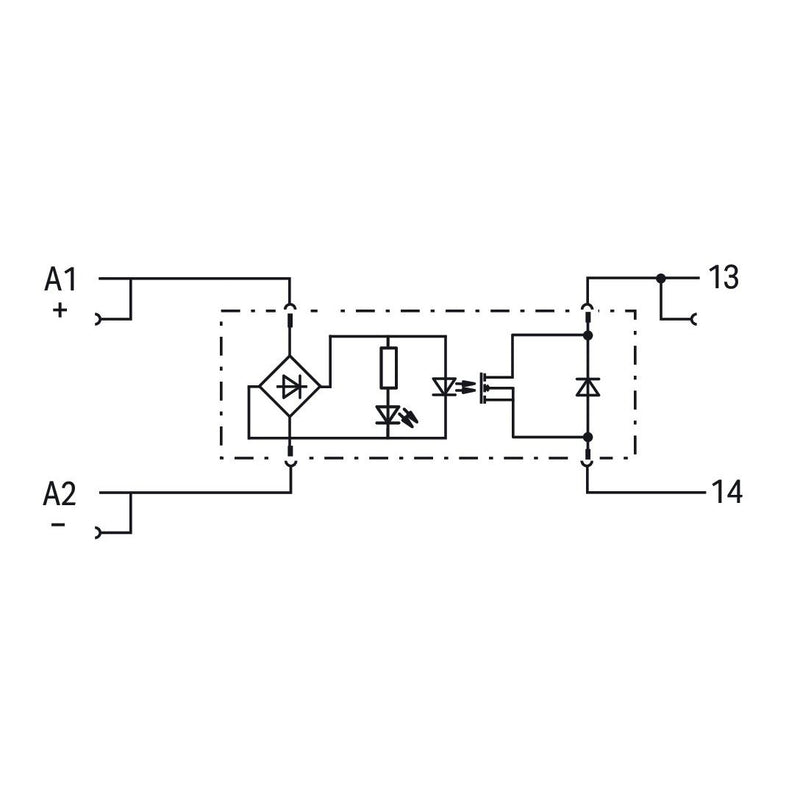WAGO - Optokoppler Solid-State-Relaismodul 788-710 DC 24 V − 8 Stück