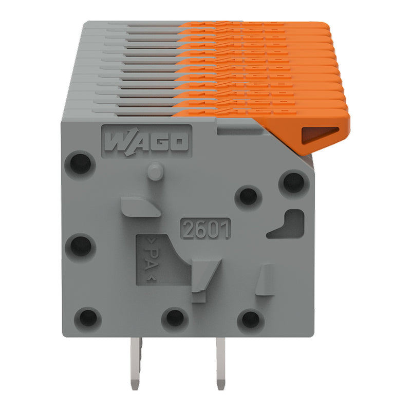 WAGO - Leiterplattenklemme 2601-1112 1,5mm²,gr − 40 Stück