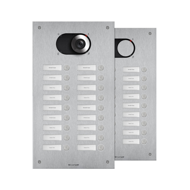Comelit - Türstation für Türkommunikation Frontplatte Switch IX0218 18 Teiln. 2-reih.V4A