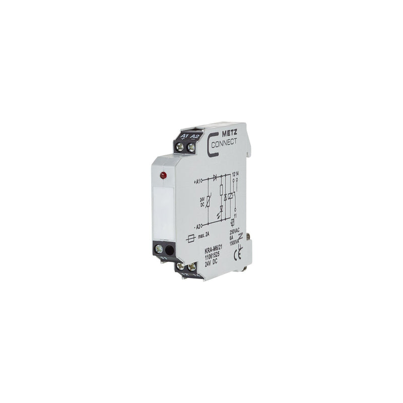 Metz Connect - Schaltrelais Koppelbaustein KRA-M6/21 24DC 1W