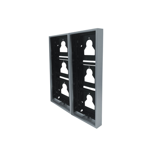 Comelit - Montageelement für Türstation AP-Gehäuse Ultra UT9176 6 Module, Alu
