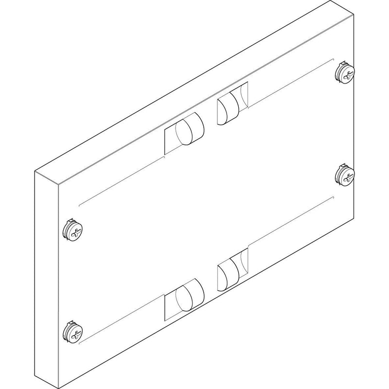 ABN - Abdeckung für Verteilerfeld Abdeckplatte FAG11N 250x150mm 1FB/1RE