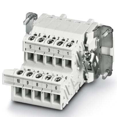 Phoenix Contact - Kontakteinsatz für Rechtecksteckverbinder Klemmenadapter HC-B 10-A-UT-PEL-F − 5 Stück