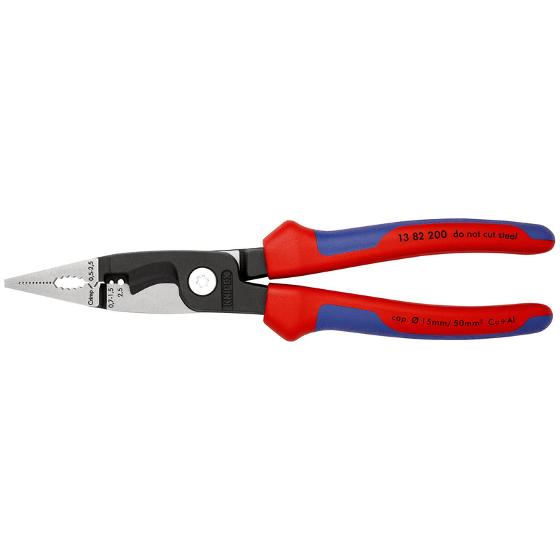 Knipex - Abisolierzange Elektro-Installationszange 13 82 200 200mm