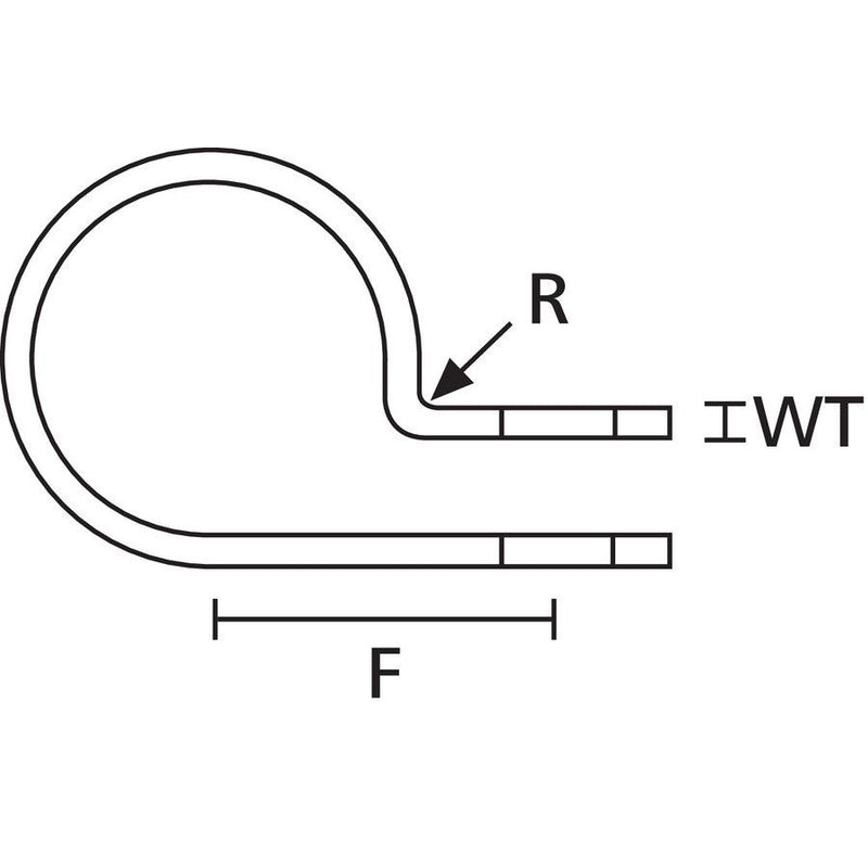 HellermannTyton - Befestigungsschelle für Kabel/Rohre Befestigungsschelle H16P-PA66-BK (500) schwarz − 500 Stück