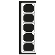 Jung - Abdeckrahmen Rahmen 5-fach lgr CDP 585 LG waage/senkrecht