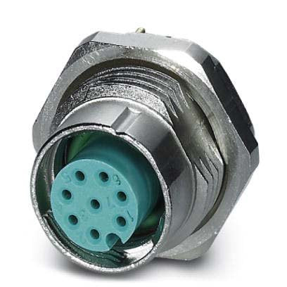 Phoenix Contact - Rundsteckverbinder, feldkonfektionierbar (Industriesteckverbinder) Einbausteckverbinder SACC-DSI-FS-#1456543 − 20 Stück