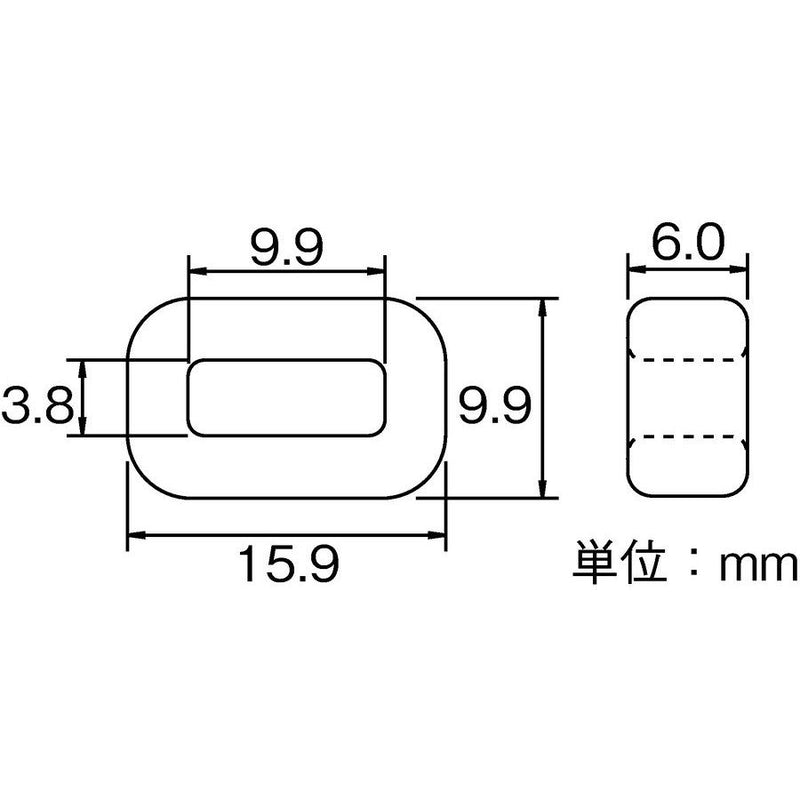 HellermannTyton - Befestigungssockel und -element für Kabelbinder Verbindungselement LOK04-PA66-BK (500) 16x4,0 mm schwarz − 500 Stück