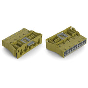 WAGO - Geräteanschluss für steckbare Gebäudeinstallation Snap-In-Stecker 770-775/073-000 5-polig,Kod. B,hgn − 50 Stück