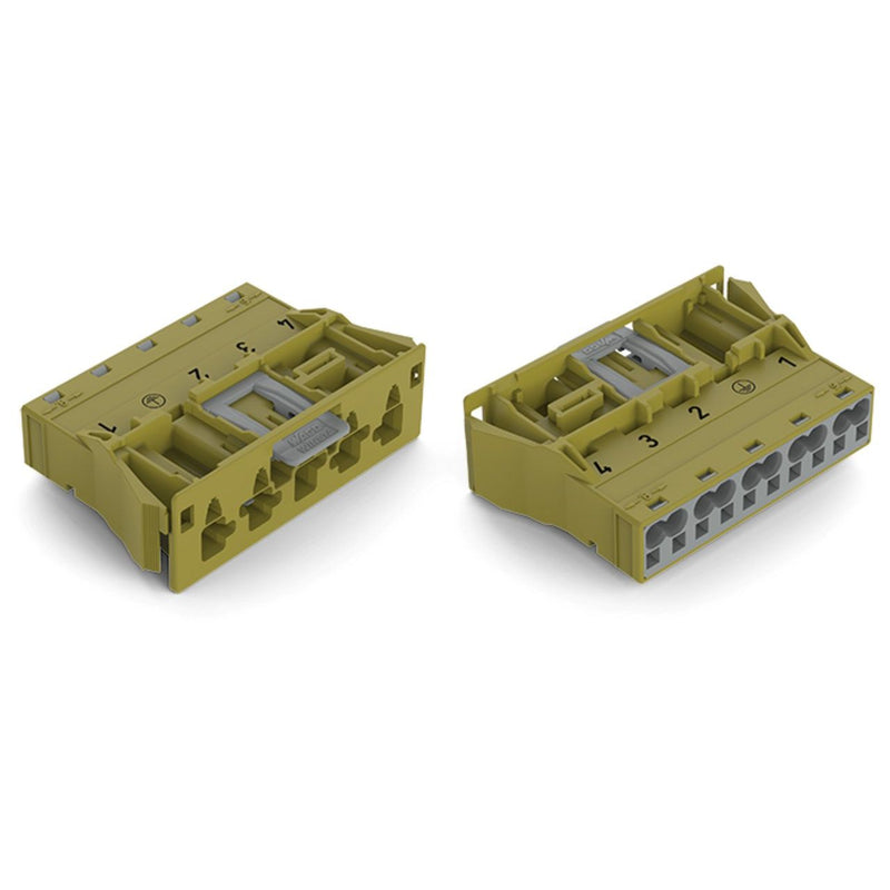 WAGO - Geräteanschluss für steckbare Gebäudeinstallation Snap-In-Stecker 770-775/073-000 5-polig,Kod. B,hgn − 50 Stück