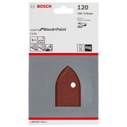 Bosch - Schleifpapier/Schleifvlies Schleifblatt C430, 100 x 2608607430 170 mm 120 4 Löcher