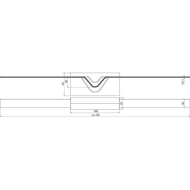 DEHN - Zubehör/Ersatzteile für Erdung und Blitzschutz Dehnungsband DB 700X30X4 V2A 4x30x1 L700 NIRO
