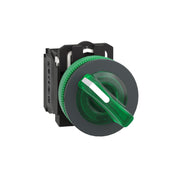 Schneider Electric - Wahlschalter, Komplettgerät Leuchtwahlschalter XB5FK123B5 gn,24V,1Ö1S,2St