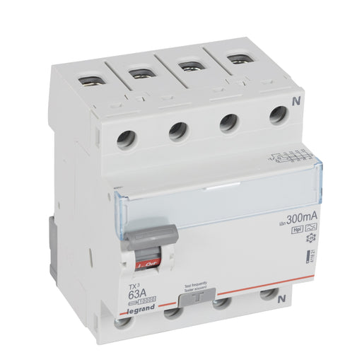 Legrand - Fehlerstrom-Schutzschalter Fehlerstromschutzschalter Legrand 411821 63A, 4-polig, 300mA