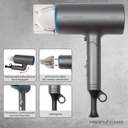 PROFICARE - Haartrockner/Haarstyler Haartrockner PC-HT 3073 bl ProfiCare − 4 Stück
