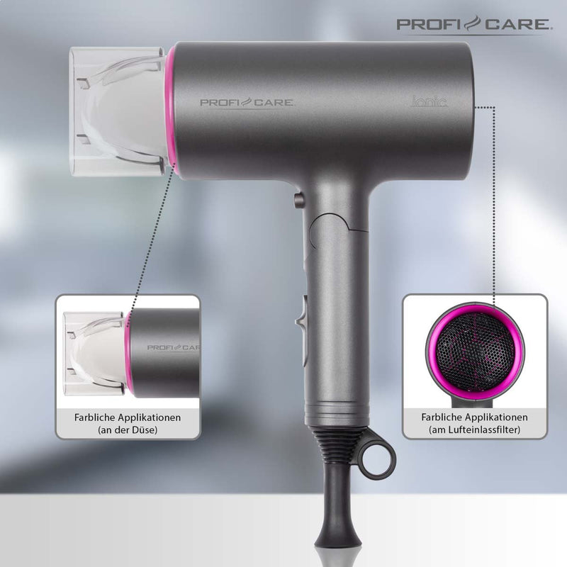 PROFICARE - Haartrockner/Haarstyler Haartrockner PC-HT 3073 pink ProfiCare − 4 Stück