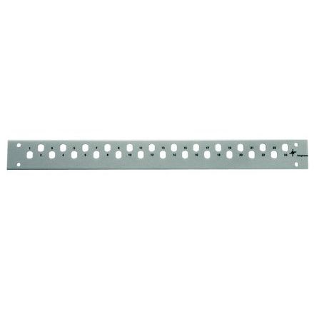 Telegärtner - Patchpanel LWL Frontplatte 100021595 1HE, 12 LC-D