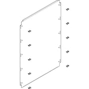ABN - Montageplatte für Verteilergehäuse Montageplatte FMA25N 494x700mm 2FB/5RE