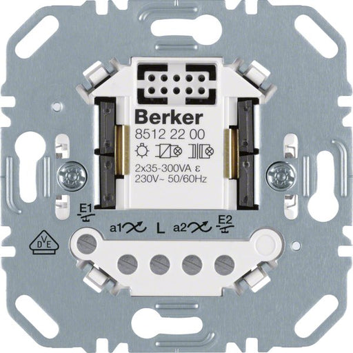 Berker - Elektronischer Schalter Universal-Schalteinsatz 85122200 2fach