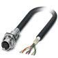 Phoenix Contact - Rundsteckverbinder, feldkonfektionierbar (Industriesteckverbinder) Bussystem-Einbausteckverb. SACCBP-M12FS#1429127