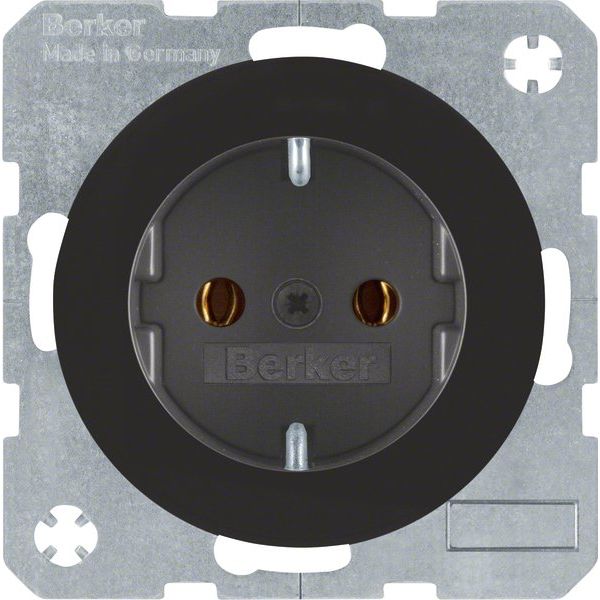 Berker - Steckdose SCHUKO-Steckdose sw/gl 47432045
