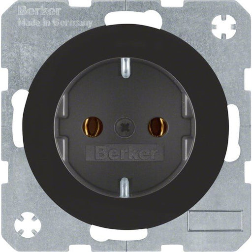 Berker - Steckdose SCHUKO-Steckdose sw/gl 47432045