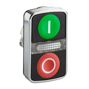 Schneider Electric - Frontelement für Drucktaster Zweifachtaster ZB4BW7A3741