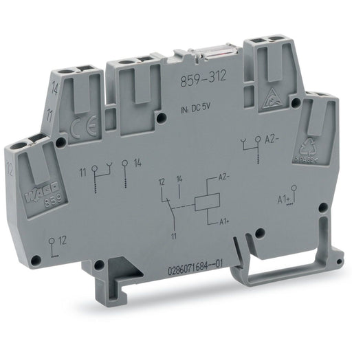 WAGO - Schaltrelais Relaisklemme 859-314 24VDC,1W − 10 Stück