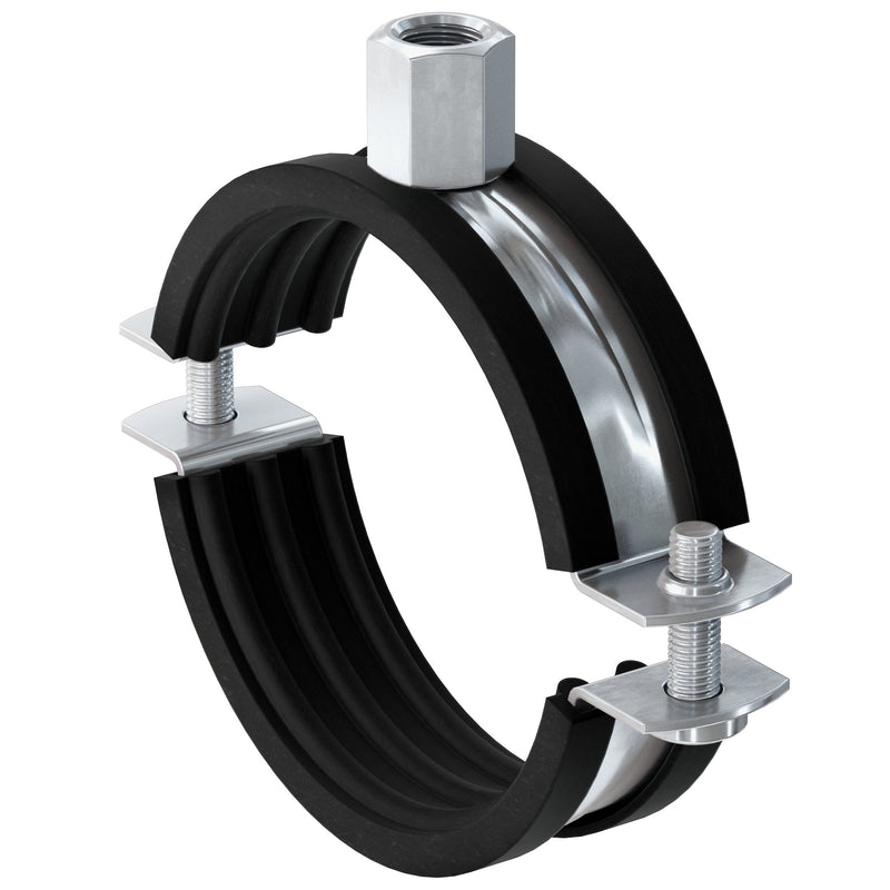 Fischer Deutschl - Zweiteiliger Bügel, rund Rohrschelle FRS 15-19 M8/M10 − 100 Stück