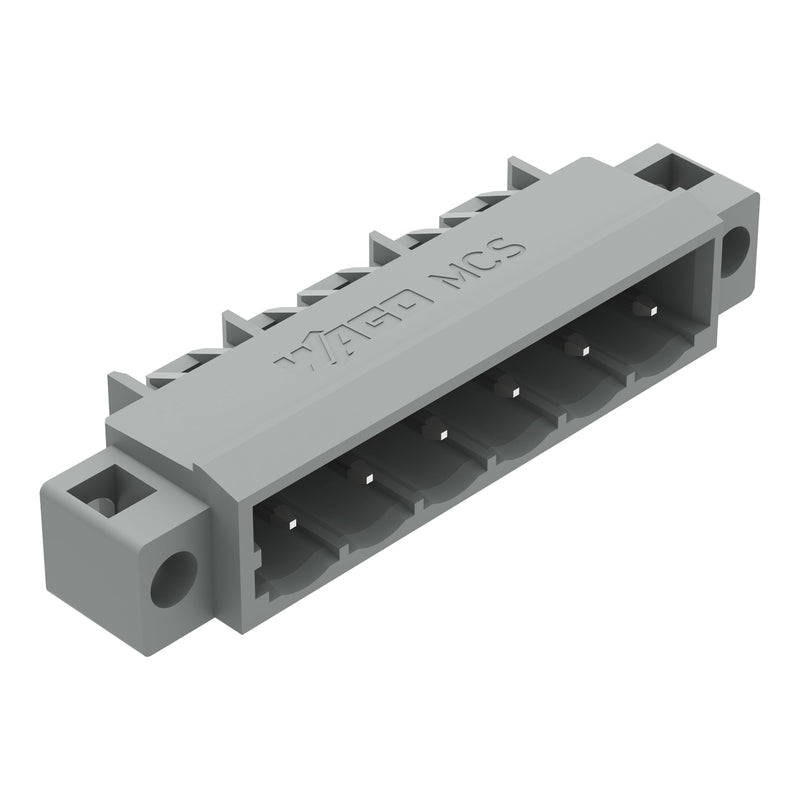 WAGO - Leiterplattensteckverbinder THT-Stiftleiste Lötstift 231-436/040-000 1,0x1,0,abgew.,gr − 100 Stück