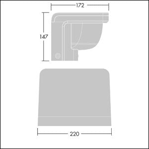 Thorn - Decken-/Wandleuchte LED-Wandstrahler RAA L 1L50 #96631792 3000K