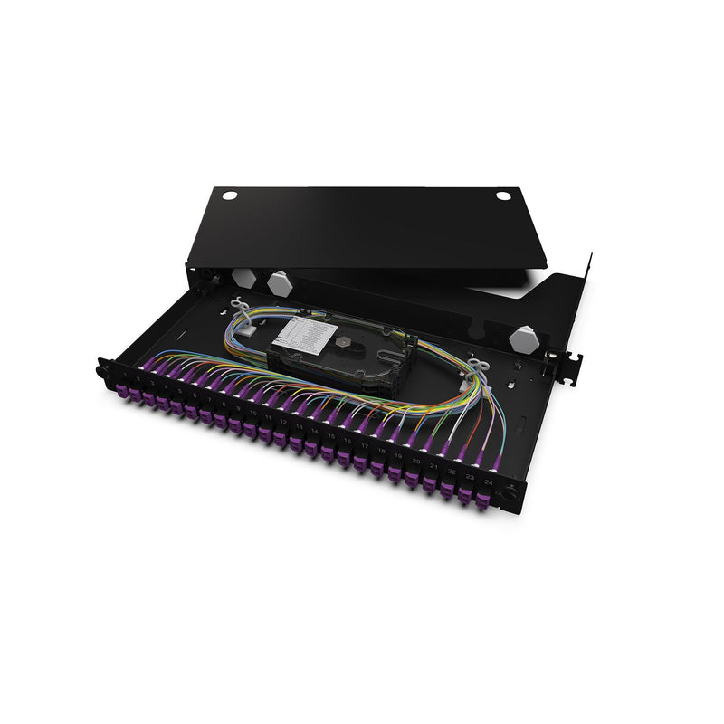 Corning - Patchpanel LWL LANSCAPE Spleißbox LAN1 LAN1-48AV-PGTL-B 24xLCD OM3/4 PGTL sw