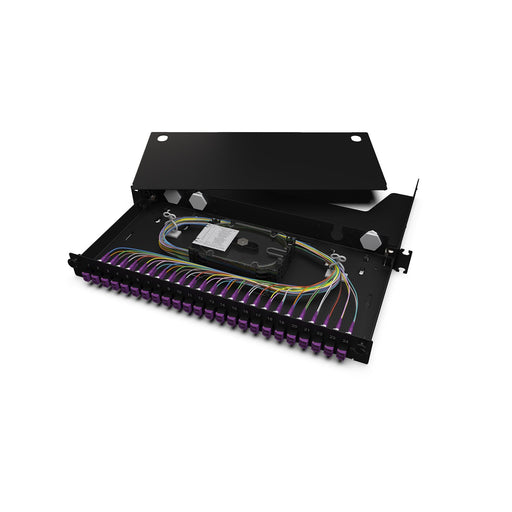 Corning - Patchpanel LWL LANSCAPE Spleißbox LAN1 LAN1-48AV-PGTL-B 24xLCD OM3/4 PGTL sw