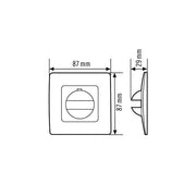 ESYLUX - Zubehör/Ersatzteile für Bewegungsmelder Abdeckung cws IP20 COVER IP20 CWH f.MD180i und PD180i
