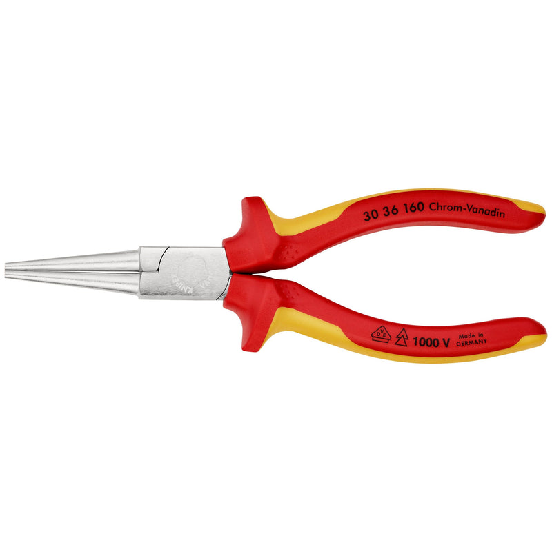 Knipex - Rundzange Langbeckzange 30 36 160 isoliert, 160mm