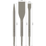 Bosch - Maschinenmeißel PRO SDS plus-5C Meißelset, 2607019159 0 40 20x250 260 250