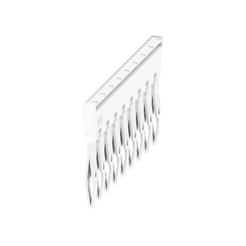 Weidmüller - Querverbinder/Brücker für Reihenklemme Querverbinder ZQV 2.5N/9 WT gesteckt − 20 Stück