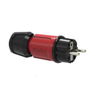 Bals Elektrotech - Schutzkontaktstecker Schutzkontakt-Stecker 7373 16A 250V IP44, rot − 20 Stück