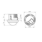BEG Brück Electronic - Bussystem-Bewegungsmelder Präsenzmelder PICO-KNXs-DX-DE KNX