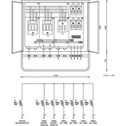 SAA Schaltanlagen - Baustromverteiler Verteilerschrank EN-V 400-AV