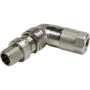 Harting - Rundsteckverbinder, feldkonfektionierbar (Industriesteckverbinder) Kabelsteckverbinder 21038213805 gewinkelt Stift