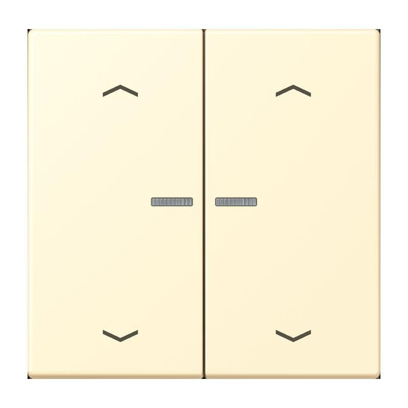 Jung - Bedienelement intelligent Taster mit Pfeilsymbolen BT LC 17102 P 201 blanc