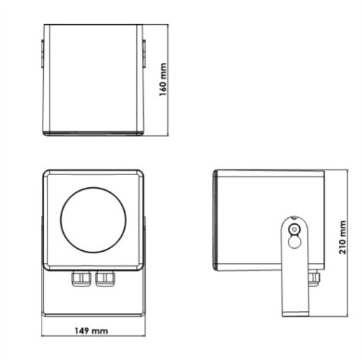 Thorn - Downlight/Strahler/Flutlicht LED-Fluter PLAZA S12I #21034000 830