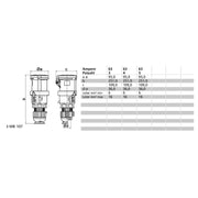 Bals Elektrotech - CEE-Kupplung (IEC 60309) Kupplung 63A 5p 110V 4h IP 3153 44